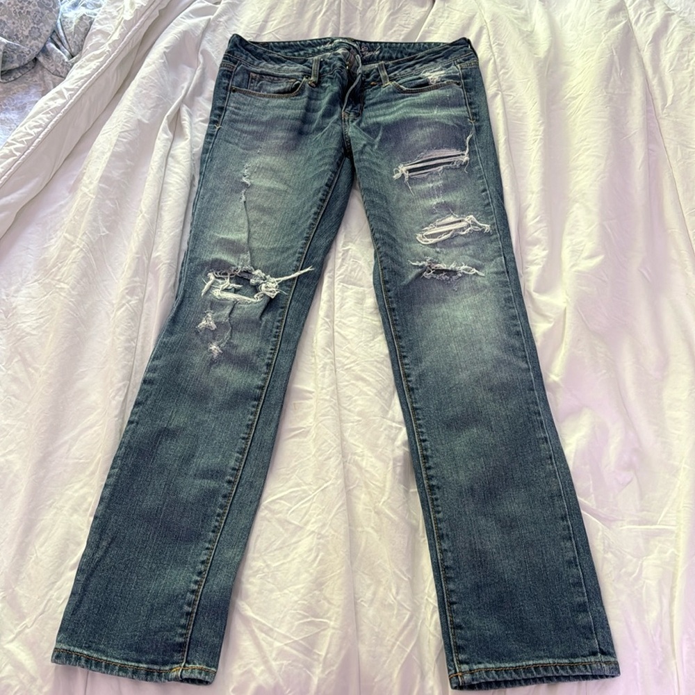 AE distressed jeans
